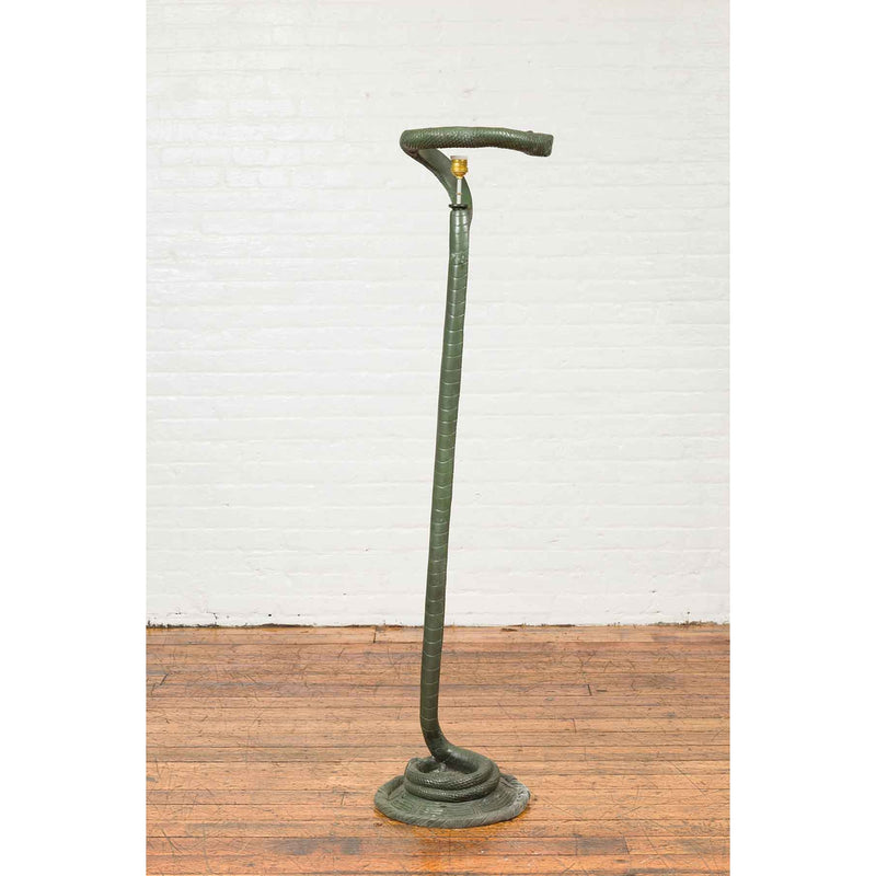 Bronze Snake Floor Lamp-RG2003-11. Asian & Chinese Furniture, Art, Antiques, Vintage Home Décor for sale at FEA Home