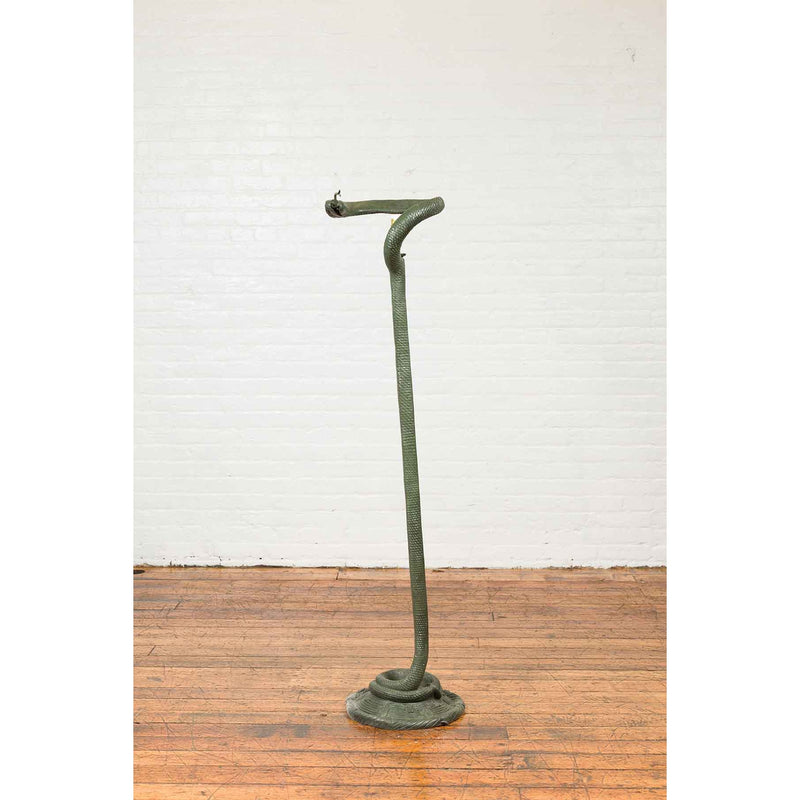 Bronze Snake Floor Lamp-RG2003-13. Asian & Chinese Furniture, Art, Antiques, Vintage Home Décor for sale at FEA Home