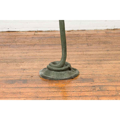 Bronze Snake Floor Lamp-RG2003-14. Asian & Chinese Furniture, Art, Antiques, Vintage Home Décor for sale at FEA Home