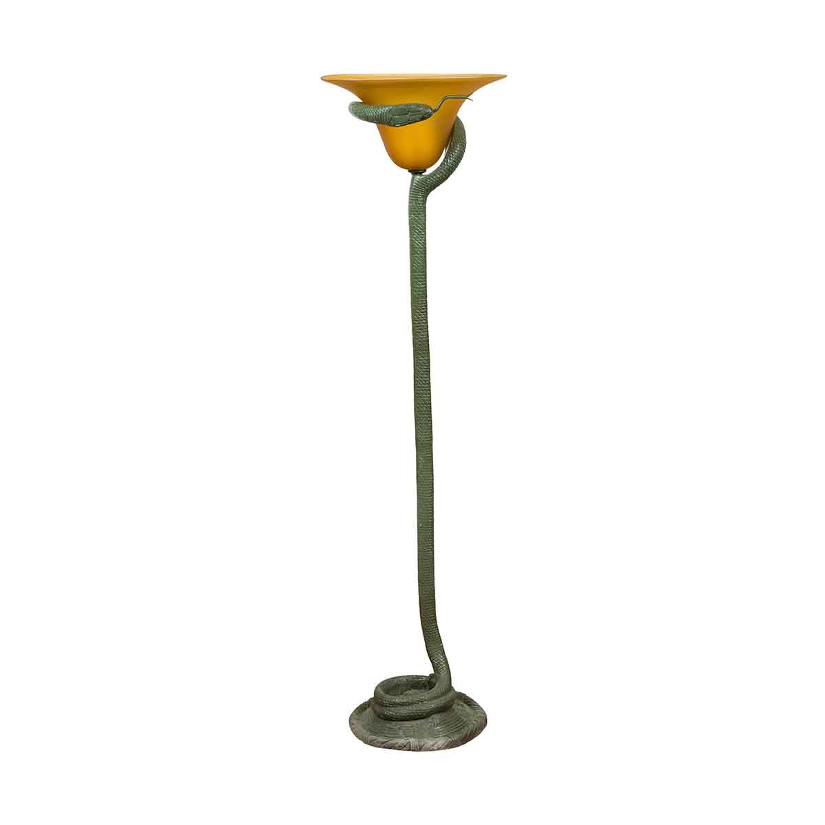 Bronze Snake Floor Lamp-1. Asian & Chinese Furniture, Art, Antiques, Vintage Home Décor for sale at FEA Home