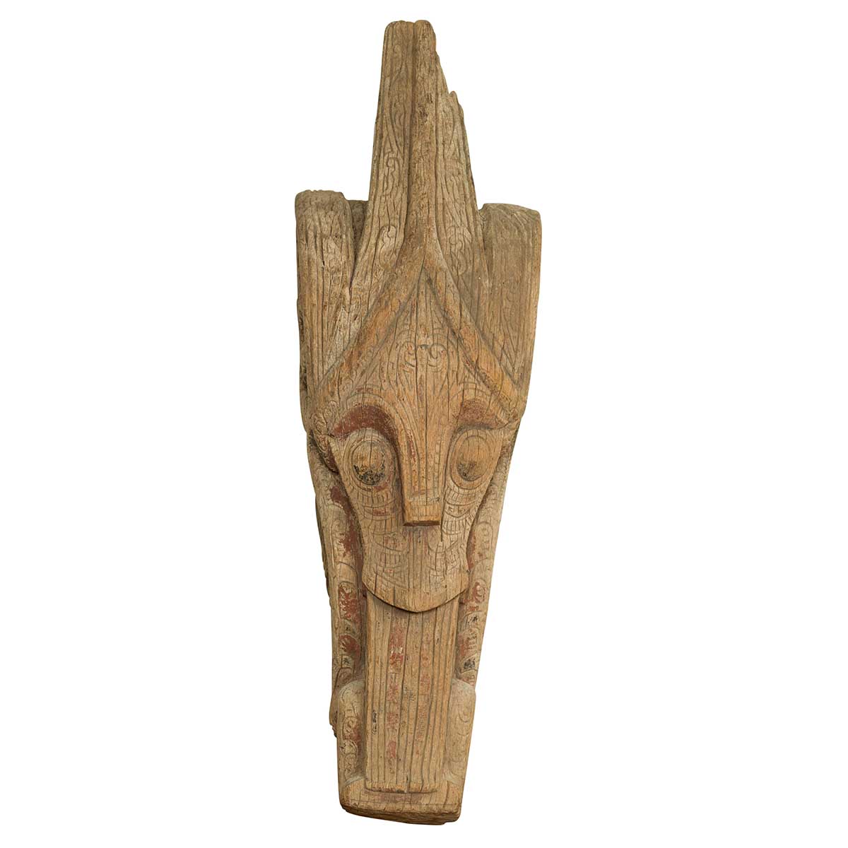 Large Hand Carved Singa Singa Tribal Carving from the Batak People, Sumatra-1. Asian & Chinese Furniture, Art, Antiques, Vintage Home Décor for sale at FEA Home