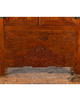 Chinese Qing Dynasty 19th Century Armoire with Carved Skirt and Large Medallion-10. Asian & Chinese Furniture, Art, Antiques, Vintage Home Décor for sale at FEA Home