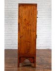 Chinese Qing Dynasty 19th Century Armoire with Carved Skirt and Large Medallion-13. Asian & Chinese Furniture, Art, Antiques, Vintage Home Décor for sale at FEA Home