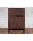 Chinese Qing Dynasty 19th Century Armoire with Carved Skirt and Large Medallion-14. Asian & Chinese Furniture, Art, Antiques, Vintage Home Décor for sale at FEA Home