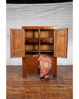 Chinese Qing Dynasty 19th Century Armoire with Carved Skirt and Large Medallion-4. Asian & Chinese Furniture, Art, Antiques, Vintage Home Décor for sale at FEA Home