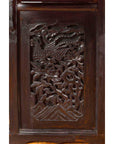 Antique Chinese Ming Style Altar Table with Carved Apron and Black Patina-16. Asian & Chinese Furniture, Art, Antiques, Vintage Home Décor for sale at FEA Home