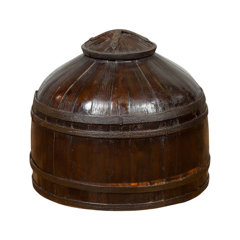 Chinese Antique Decorative Wooden Cover with Unusual Shape and Dark Patina-YN6787-1. Asian & Chinese Furniture, Art, Antiques, Vintage Home Décor for sale at FEA Home