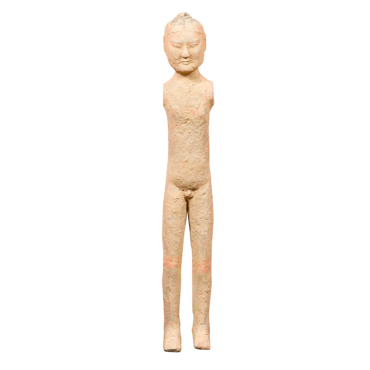 Chinese Western Han Dynasty Polychrome Sculpture with Original Polychromy-1. Asian & Chinese Furniture, Art, Antiques, Vintage Home Décor for sale at FEA Home