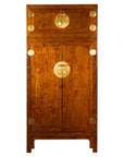 Chinese Qing Dynasty 19th Century Compound Cabinet with Brass Hardware-1. Asian & Chinese Furniture, Art, Antiques, Vintage Home Décor for sale at FEA Home