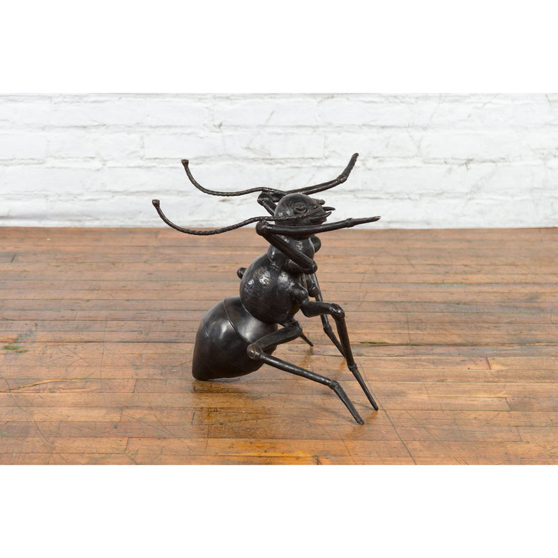 Contemporary Bronze Ant Table Base Sculpture-RG2081-8. Asian & Chinese Furniture, Art, Antiques, Vintage Home Décor for sale at FEA Home