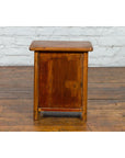 Chinese Qing Dynasty 19th Century Small Bedside Cabinet with Tapering Lines-10. Asian & Chinese Furniture, Art, Antiques, Vintage Home Décor for sale at FEA Home