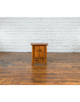 Chinese Qing Dynasty 19th Century Small Bedside Cabinet with Tapering Lines-13. Asian & Chinese Furniture, Art, Antiques, Vintage Home Décor for sale at FEA Home