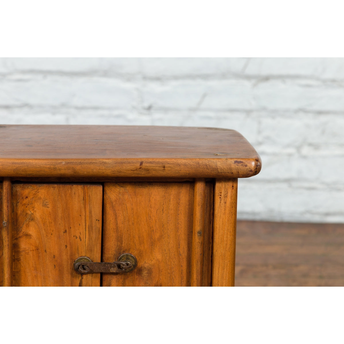Chinese Qing Dynasty 19th Century Small Bedside Cabinet with Tapering Lines-5. Asian &amp; Chinese Furniture, Art, Antiques, Vintage Home Décor for sale at FEA Home