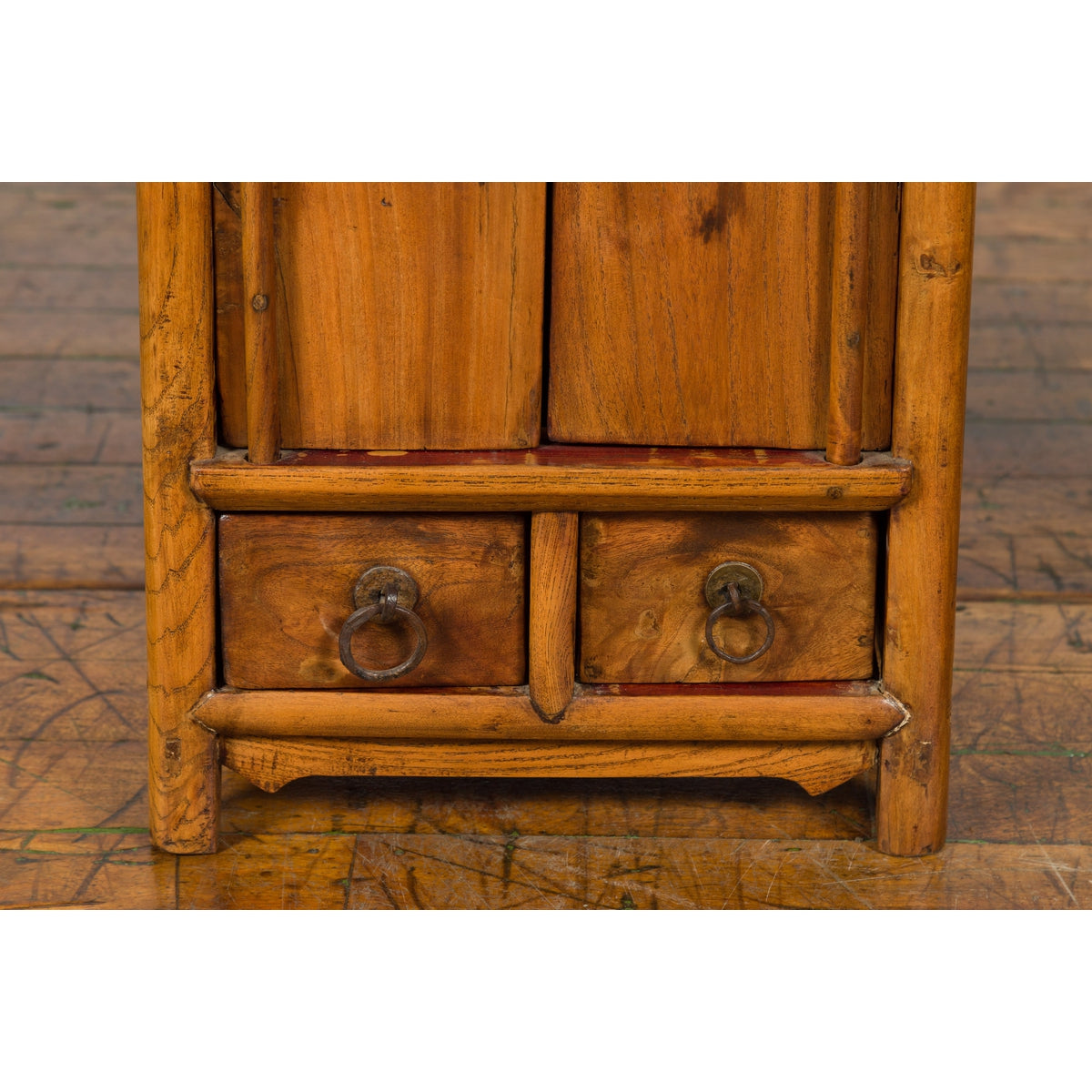 Chinese Qing Dynasty 19th Century Small Bedside Cabinet with Tapering Lines-7. Asian &amp; Chinese Furniture, Art, Antiques, Vintage Home Décor for sale at FEA Home