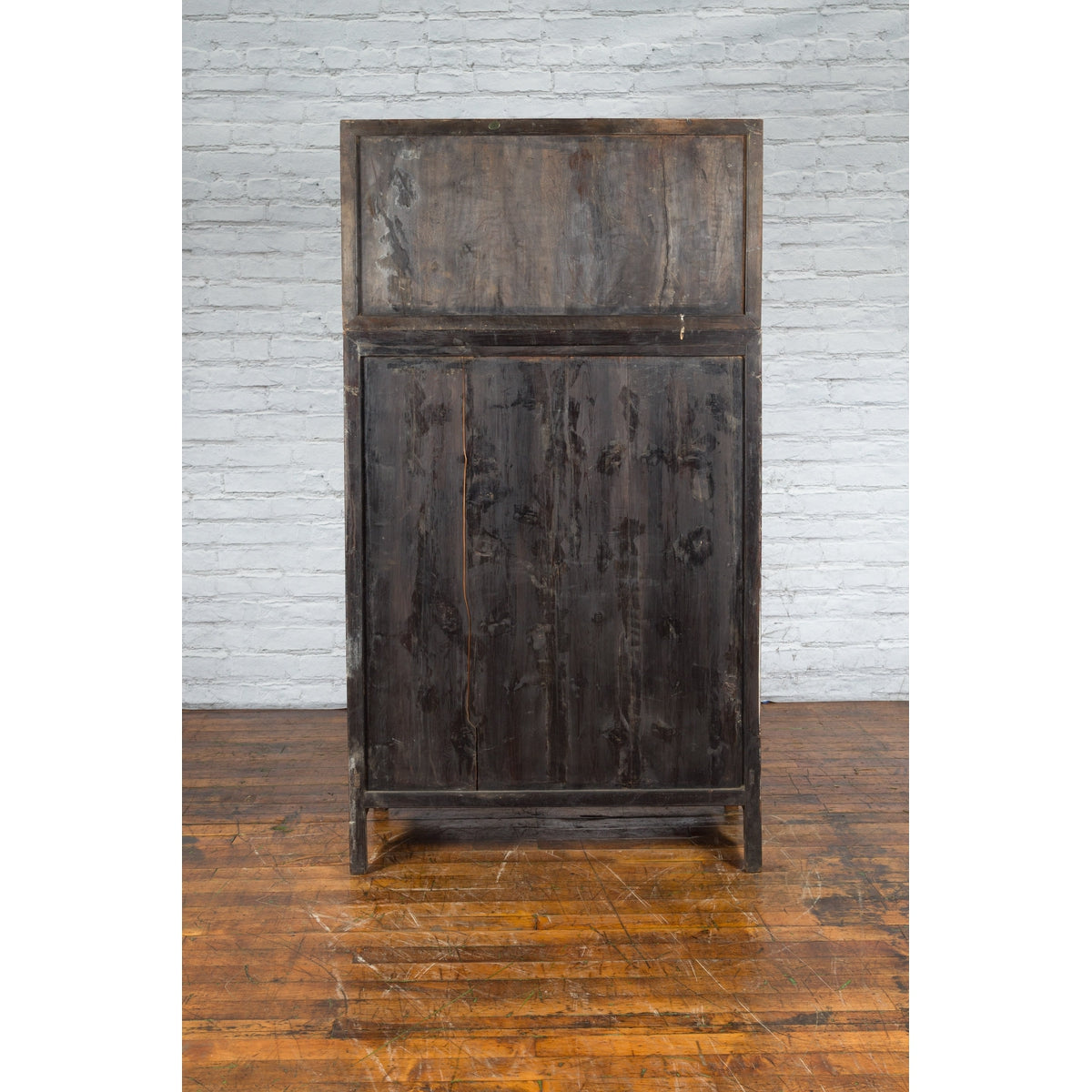 Chinese Qing Dynasty 19th Century Kitchen Cabinet with Quatrefoil Style Fretwork-15. Asian &amp; Chinese Furniture, Art, Antiques, Vintage Home Décor for sale at FEA Home