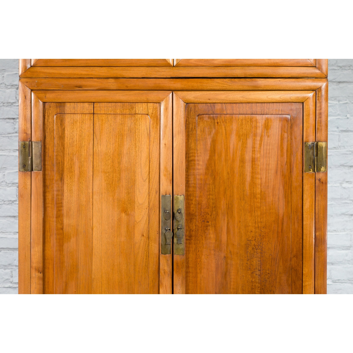 Chinese Qing Dynasty 19th Century Kitchen Cabinet with Quatrefoil Style Fretwork-6. Asian &amp; Chinese Furniture, Art, Antiques, Vintage Home Décor for sale at FEA Home