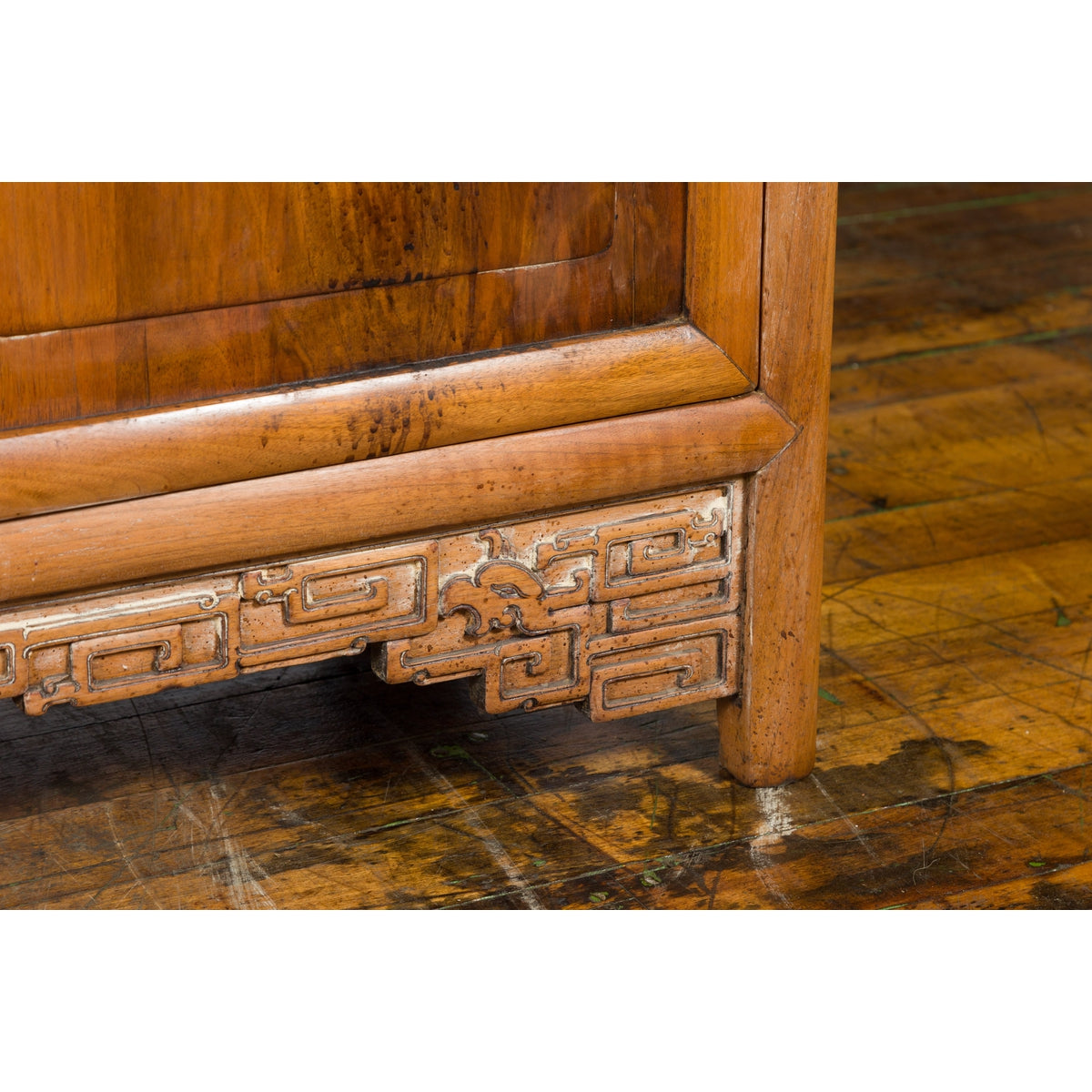 Chinese Qing Dynasty 19th Century Kitchen Cabinet with Quatrefoil Style Fretwork-9. Asian &amp; Chinese Furniture, Art, Antiques, Vintage Home Décor for sale at FEA Home