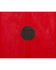 Chinese Antique Style Red Lacquered Liquor Cabinet with Revolving Hidden Panel-12. Asian & Chinese Furniture, Art, Antiques, Vintage Home Décor for sale at FEA Home