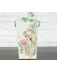 Chinese Qing 19th Century Altar Vase with Hand-Painted Flowers and Birds-6. Asian & Chinese Furniture, Art, Antiques, Vintage Home Décor for sale at FEA Home
