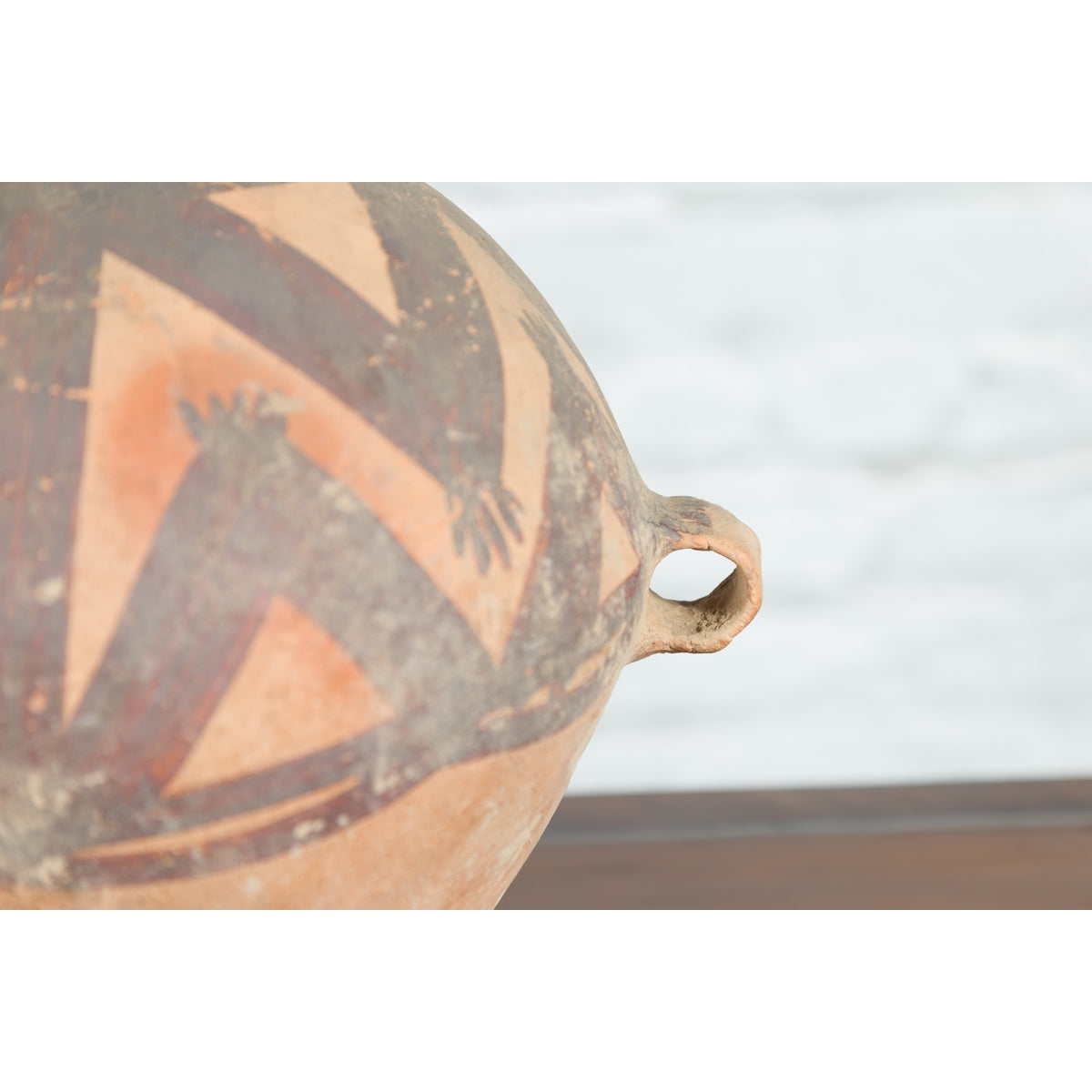 Chinese Neolithic Period 4000 BC Terracotta Storage Jar with Geometric Décor-13. Asian &amp; Chinese Furniture, Art, Antiques, Vintage Home Décor for sale at FEA Home