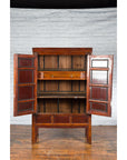 Chinese Qing Dynasty 19th Century Ningbo Cypress Cabinet with Brass Hardware-8. Asian & Chinese Furniture, Art, Antiques, Vintage Home Décor for sale at FEA Home