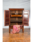 Chinese Qing Dynasty 19th Century Ningbo Cypress Cabinet with Brass Hardware-9. Asian & Chinese Furniture, Art, Antiques, Vintage Home Décor for sale at FEA Home