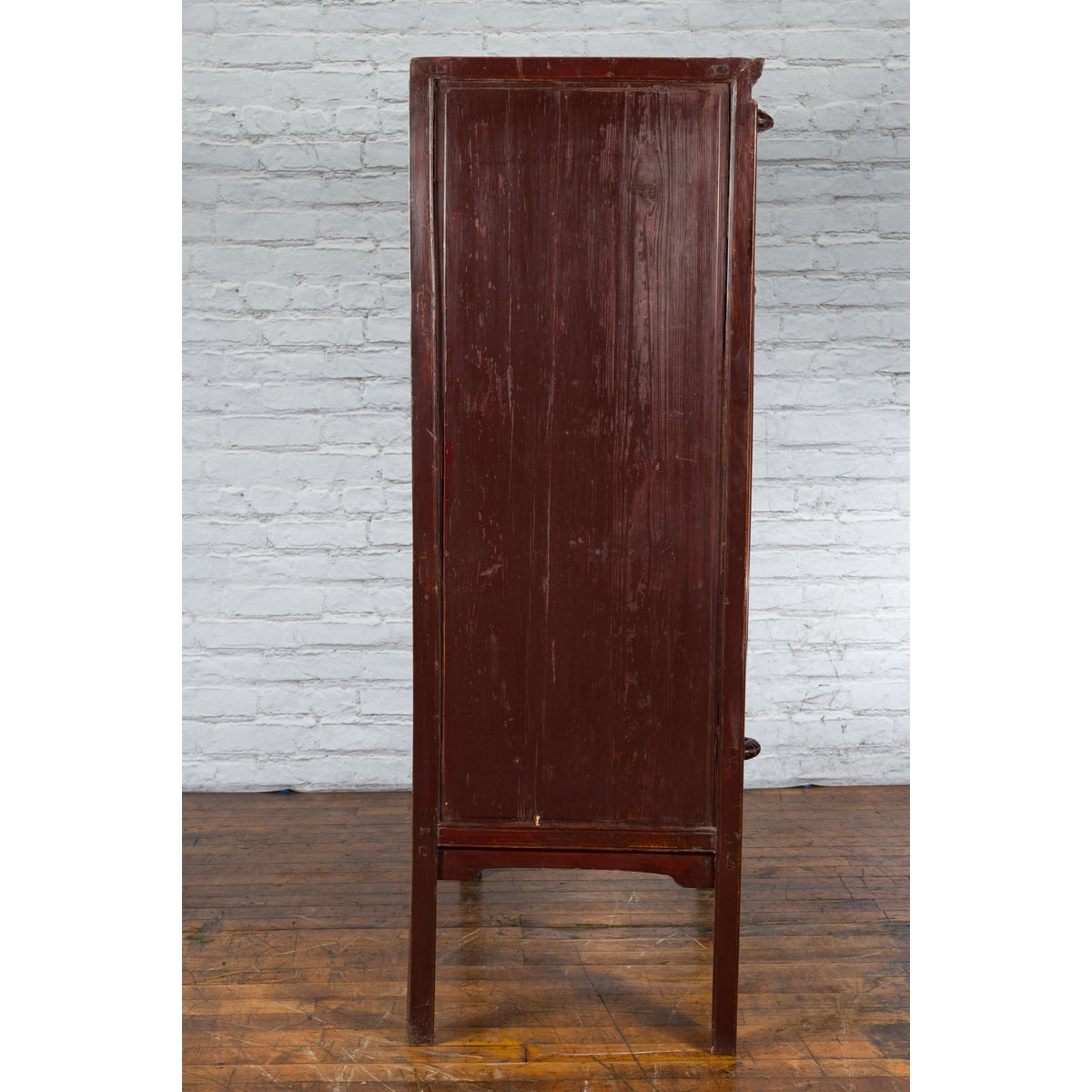 Chinese Qing Dynasty 19th Century Ningbo Cypress Cabinet with Brass Hardware-11. Asian &amp; Chinese Furniture, Art, Antiques, Vintage Home Décor for sale at FEA Home