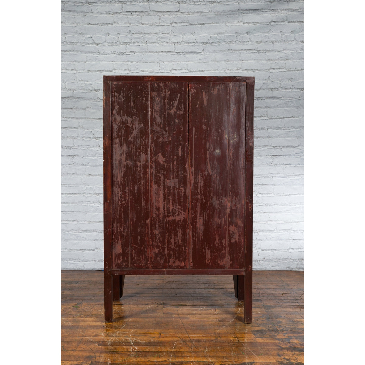 Chinese Qing Dynasty 19th Century Ningbo Cypress Cabinet with Brass Hardware-12. Asian &amp; Chinese Furniture, Art, Antiques, Vintage Home Décor for sale at FEA Home