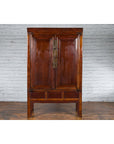 Chinese Qing Dynasty 19th Century Ningbo Cypress Cabinet with Brass Hardware-14. Asian & Chinese Furniture, Art, Antiques, Vintage Home Décor for sale at FEA Home