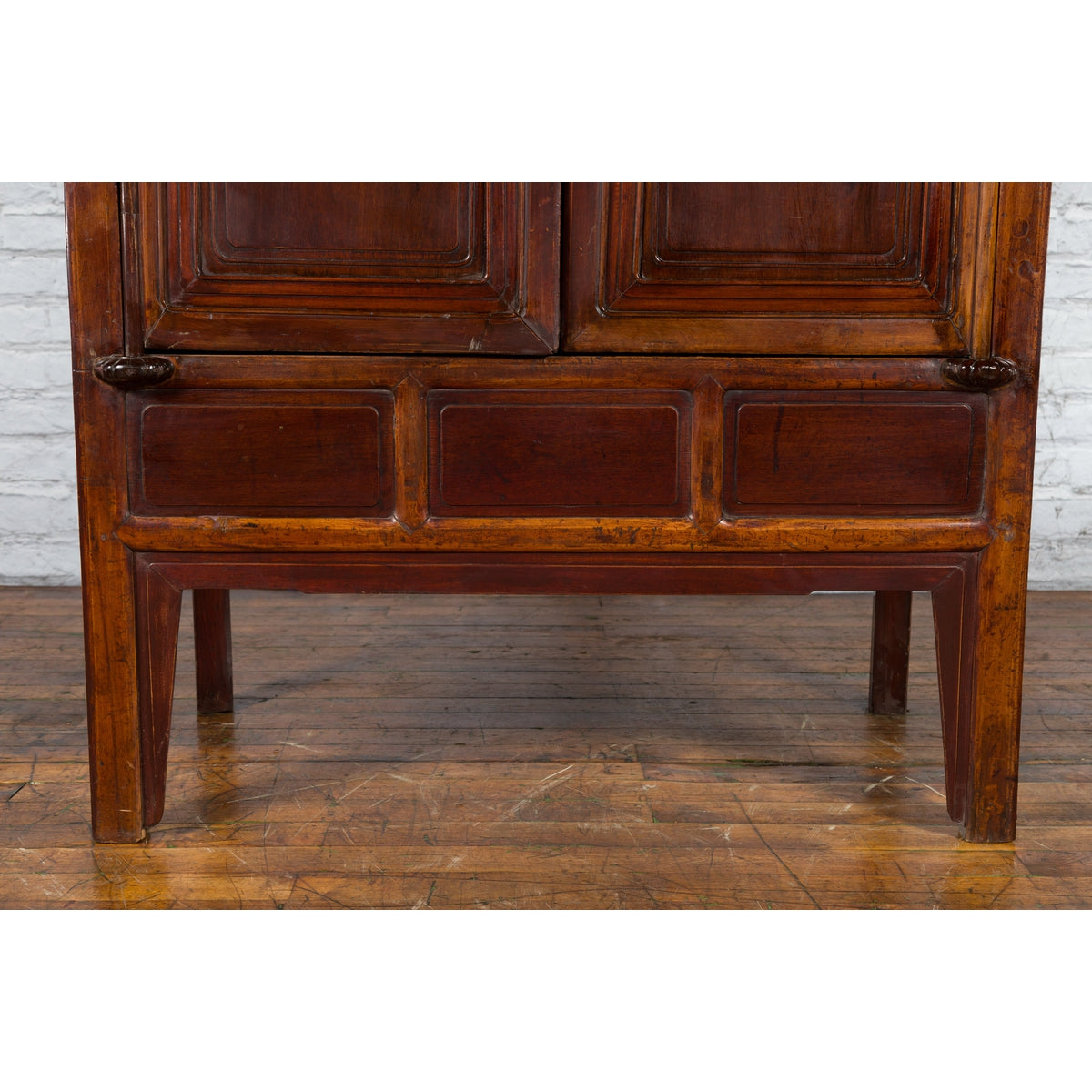 Chinese Qing Dynasty 19th Century Ningbo Cypress Cabinet with Brass Hardware-5. Asian &amp; Chinese Furniture, Art, Antiques, Vintage Home Décor for sale at FEA Home