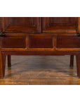 Chinese Qing Dynasty 19th Century Ningbo Cypress Cabinet with Brass Hardware-5. Asian & Chinese Furniture, Art, Antiques, Vintage Home Décor for sale at FEA Home