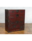 Japanese Meiji Period Late 19th Century Isho-Dansu Chest with Iron Hardware-11. Asian & Chinese Furniture, Art, Antiques, Vintage Home Décor for sale at FEA Home