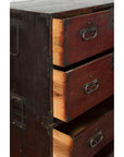 Japanese Meiji Period Late 19th Century Isho-Dansu Chest with Iron Hardware-12. Asian & Chinese Furniture, Art, Antiques, Vintage Home Décor for sale at FEA Home