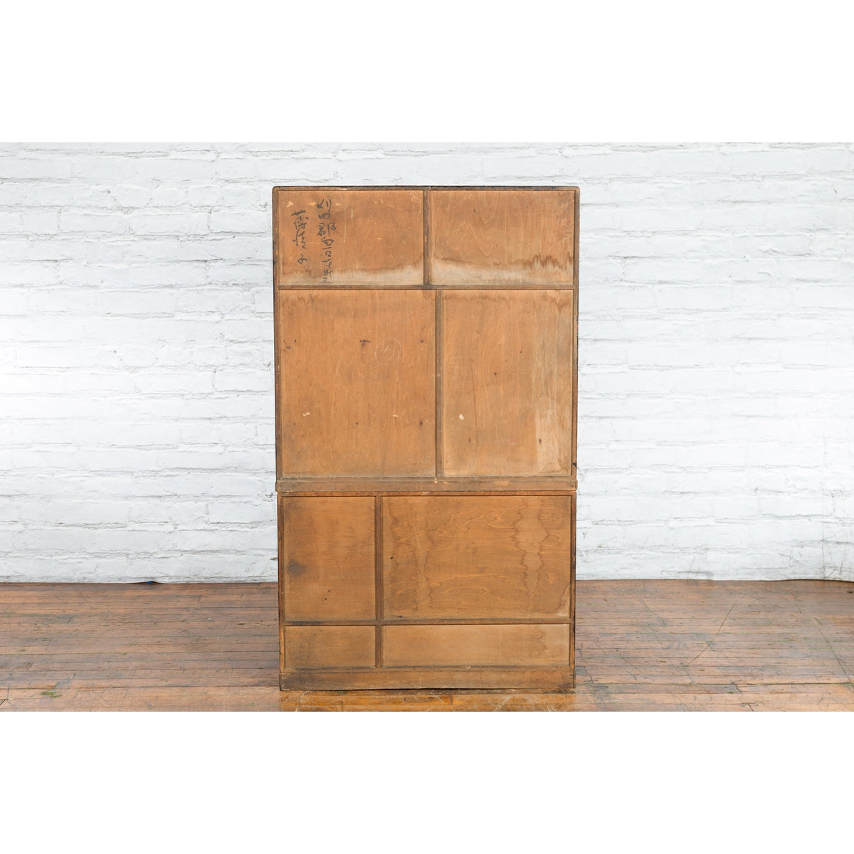 Japanese Early 20th Century Black and Gold Speckled Compound Cabinet-21. Asian &amp; Chinese Furniture, Art, Antiques, Vintage Home Décor for sale at FEA Home