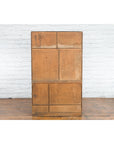 Japanese Early 20th Century Black and Gold Speckled Compound Cabinet-21. Asian & Chinese Furniture, Art, Antiques, Vintage Home Décor for sale at FEA Home