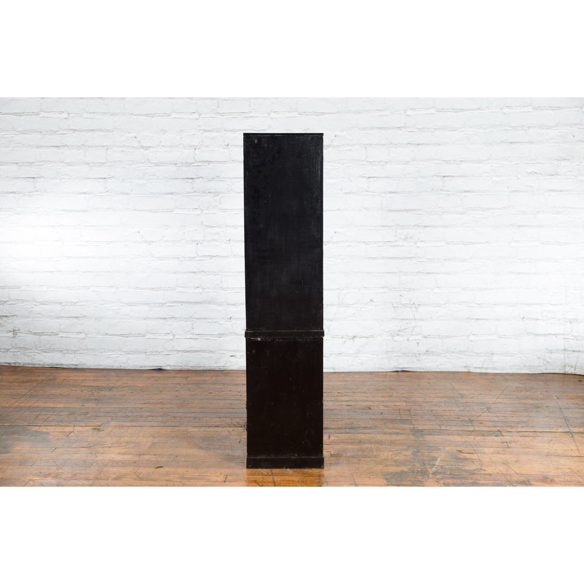 Japanese Early 20th Century Black and Gold Speckled Compound Cabinet-23. Asian &amp; Chinese Furniture, Art, Antiques, Vintage Home Décor for sale at FEA Home