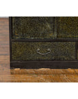 Japanese Early 20th Century Black and Gold Speckled Compound Cabinet-13. Asian & Chinese Furniture, Art, Antiques, Vintage Home Décor for sale at FEA Home