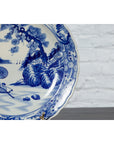 Japanese 19th Century Porcelain Imari Charger with Painted Blue and White Décor-8. Asian & Chinese Furniture, Art, Antiques, Vintage Home Décor for sale at FEA Home