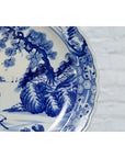 Japanese 19th Century Porcelain Imari Charger with Painted Blue and White Décor-11. Asian & Chinese Furniture, Art, Antiques, Vintage Home Décor for sale at FEA Home