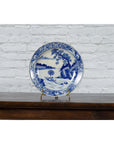 Japanese 19th Century Porcelain Imari Charger with Painted Blue and White Décor-19. Asian & Chinese Furniture, Art, Antiques, Vintage Home Décor for sale at FEA Home