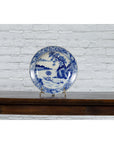 Japanese 19th Century Porcelain Imari Charger with Painted Blue and White Décor-2. Asian & Chinese Furniture, Art, Antiques, Vintage Home Décor for sale at FEA Home