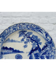Japanese 19th Century Porcelain Imari Charger with Painted Blue and White Décor-6. Asian & Chinese Furniture, Art, Antiques, Vintage Home Décor for sale at FEA Home
