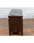 Qing Dynasty 19th Century Brown Coffer with Unhinged Panel Lid-15. Asian & Chinese Furniture, Art, Antiques, Vintage Home Décor for sale at FEA Home