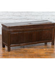 Qing Dynasty 19th Century Brown Coffer with Unhinged Panel Lid-3. Asian & Chinese Furniture, Art, Antiques, Vintage Home Décor for sale at FEA Home