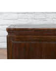 Qing Dynasty 19th Century Brown Coffer with Unhinged Panel Lid-7. Asian & Chinese Furniture, Art, Antiques, Vintage Home Décor for sale at FEA Home
