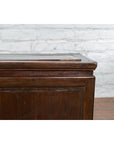 Qing Dynasty 19th Century Brown Coffer with Unhinged Panel Lid-8. Asian & Chinese Furniture, Art, Antiques, Vintage Home Décor for sale at FEA Home