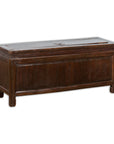 Qing Dynasty 19th Century Brown Coffer with Unhinged Panel Lid-1. Asian & Chinese Furniture, Art, Antiques, Vintage Home Décor for sale at FEA Home
