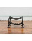 Contemporary Cast Bronze Nautical Rope Maison Jansen Style Coffee Table Base-7. Asian & Chinese Furniture, Art, Antiques, Vintage Home Décor for sale at FEA Home