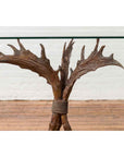 Curved Bronze Tree Table Base-5. Asian & Chinese Furniture, Art, Antiques, Vintage Home Décor for sale at FEA Home