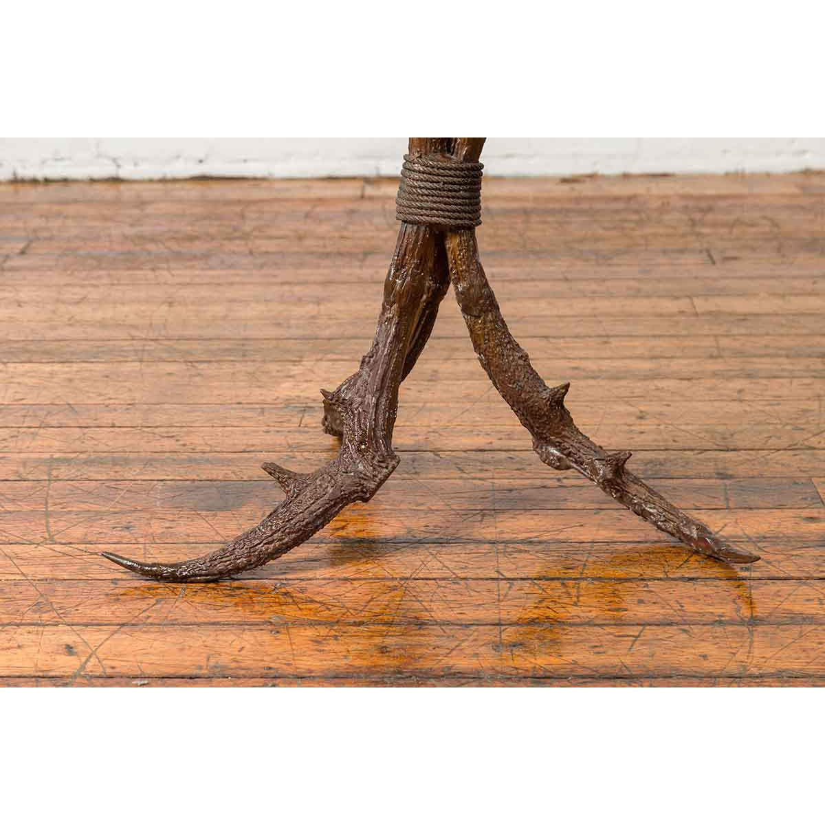 Curved Bronze Tree Table Base-9. Asian &amp; Chinese Furniture, Art, Antiques, Vintage Home Décor for sale at FEA Home